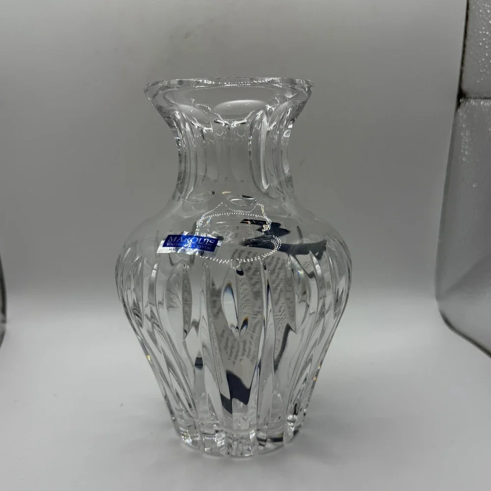Marquis by‎ Waterford Brookside Crystal Bud Vase 6 Inch Clear Made in Poland
